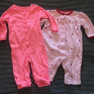 Snap pajamas set of 2